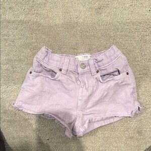 Zara Kids Lavender Shorts